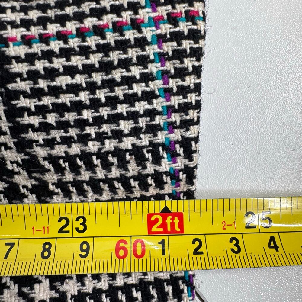 Vintage 1970/80s Union Made Faculty Club Houndstooth Plaid Blazer  Size 44 - Picture 11 of 11